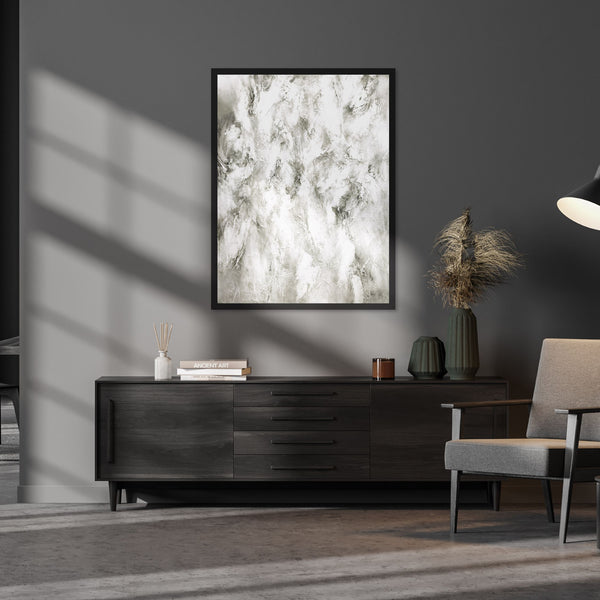 Fracture Portrait Framed Printed Canvas - Mala Art Co.