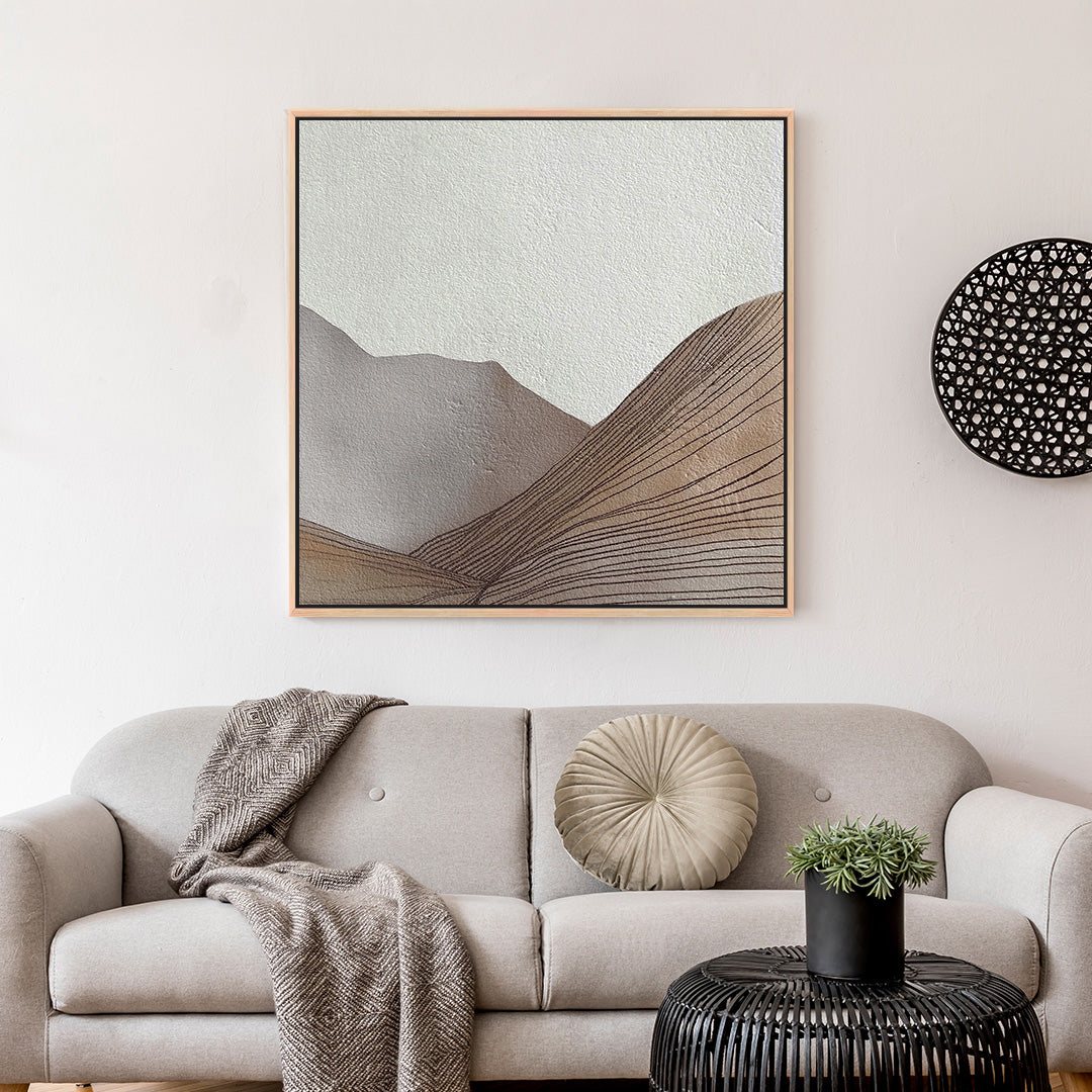 Morros Square Framed Printed Canvas