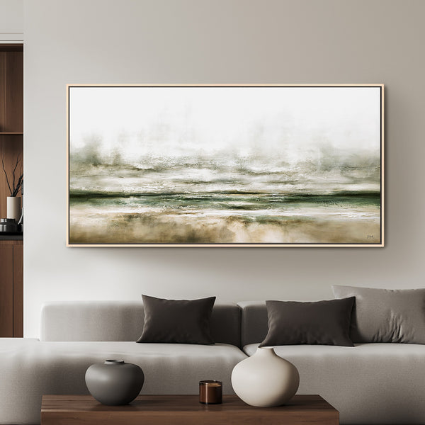 Moods Panoramic Framed Printed Canvas - Mala Art Co.