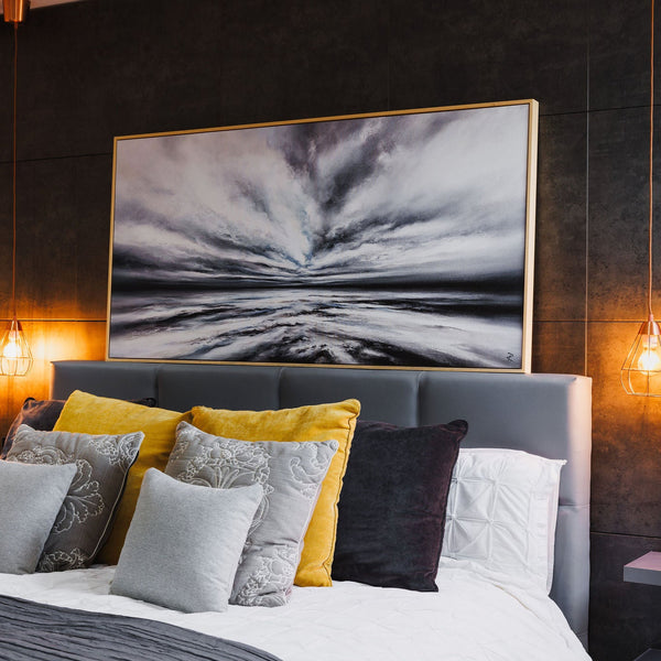 Serenity Panoramic Framed Printed Canvas - Mala Art Co.